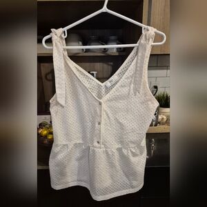 Le Temps Des Cerises Cream Textured Top